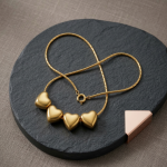 Simple Style Heart Shape Titanium Steel Shell Zircon 18K Gold Plated Inlay Layered Necklaces